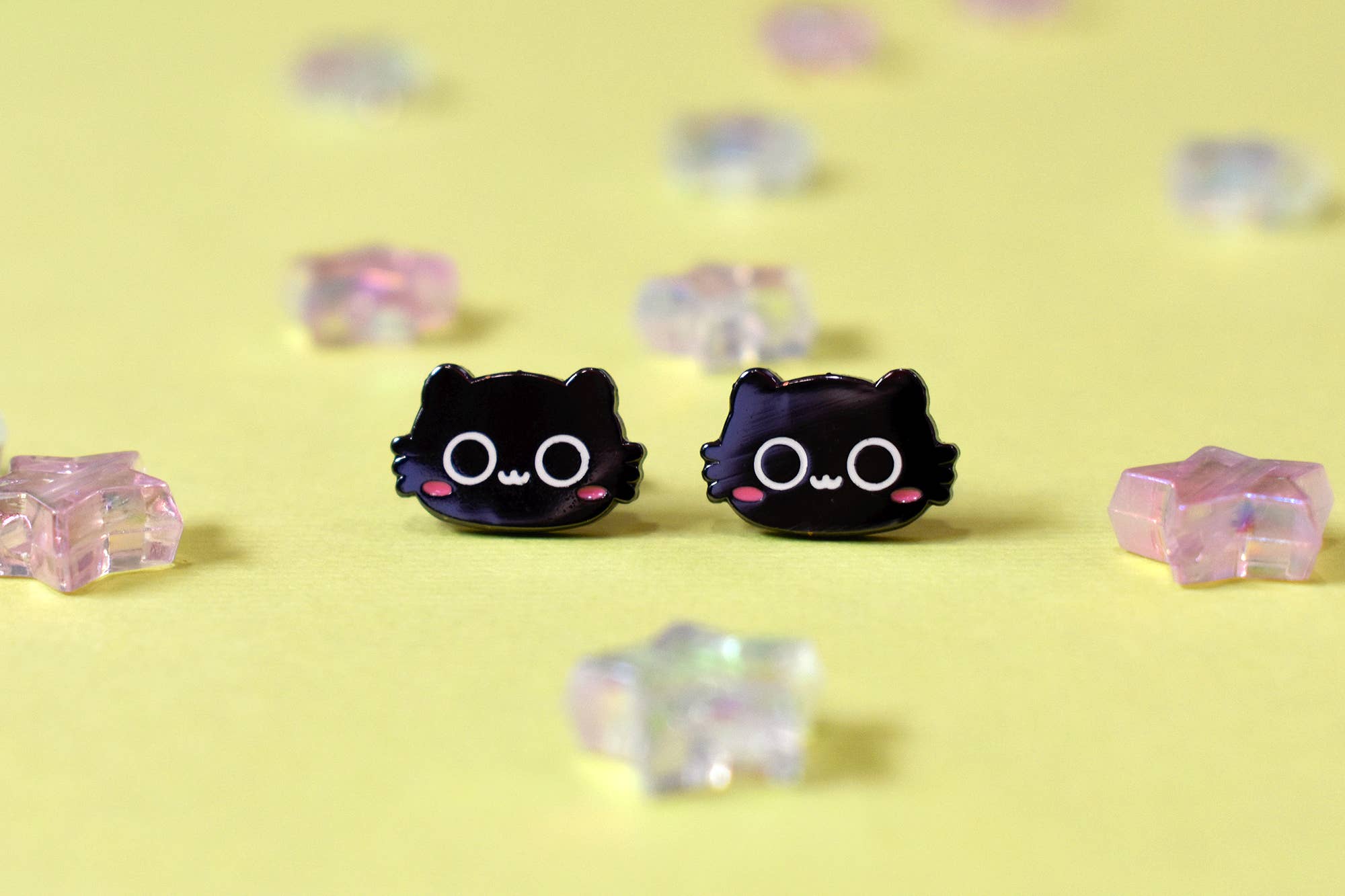 The Moonborn - Wholesale Stud/Post Earrings - Cats! Stud Earrings