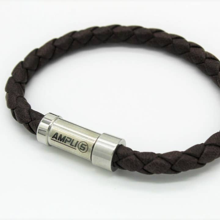 Energy bracelet (antique dark brown) for wholesale by Ampli5 Europe GmbH