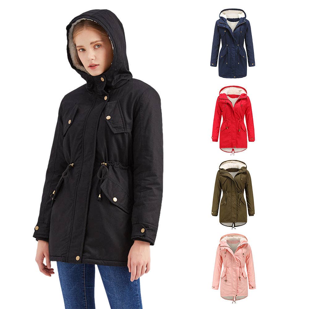 Marayn - Wholesale Parka - Women's - 2025 Autumn Winter Womens Thick Hooded Parka Coat24