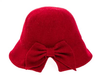 DNMC - Wholesale Cloche Hat - Women's - Women's Wool Winter Dress Hat w/ Bow8