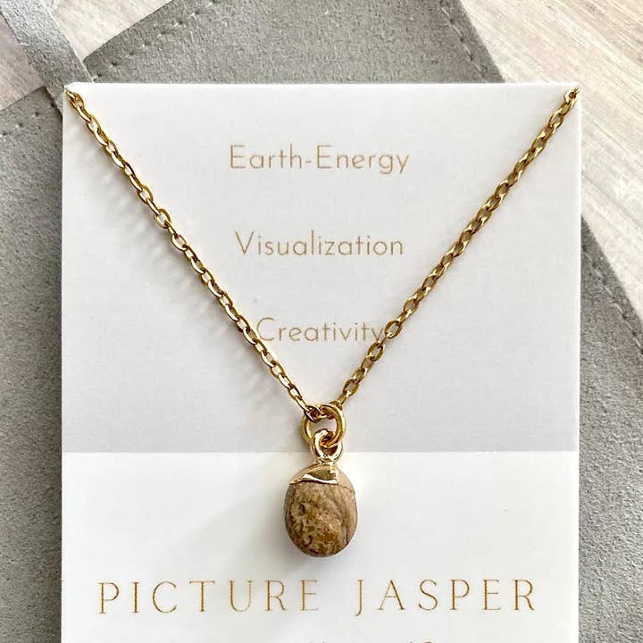 Picture Jasper⎮Aura Necklace for wholesale by Good Vibrations Shop