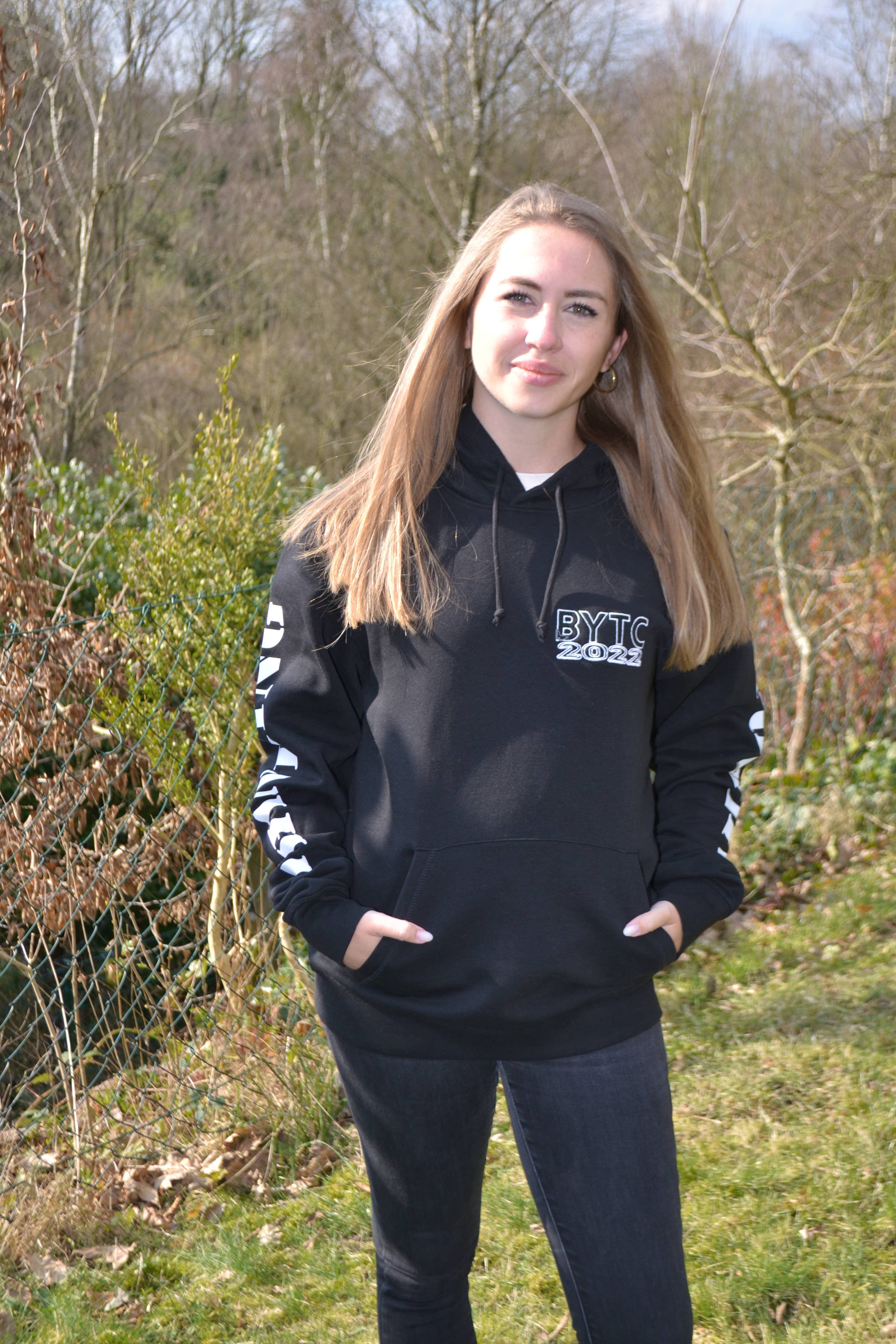 BYTC2022 - Wholesale Hoodie - Unisex - Thinking Positive Unisex Hoodie Black1
