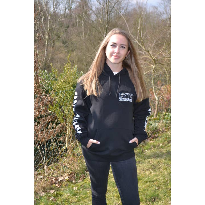 BYTC2022 - Wholesale Hoodie - Unisex - Thinking Positive Unisex Hoodie Black1