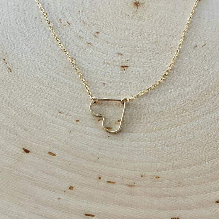 ROSA HEART NECKLACE for wholesale by Siren Jewelry