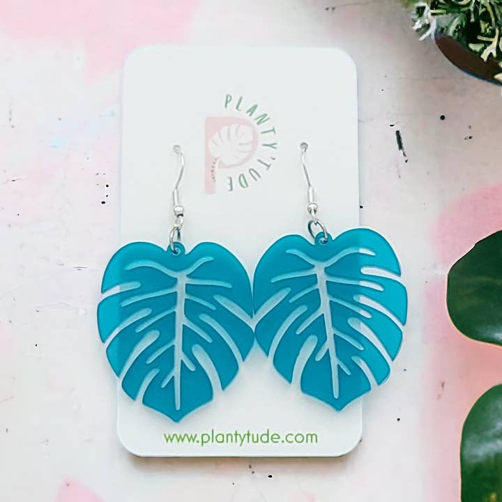 Monstera Dreams Ohrringe für den Großhandel von Planty'tude