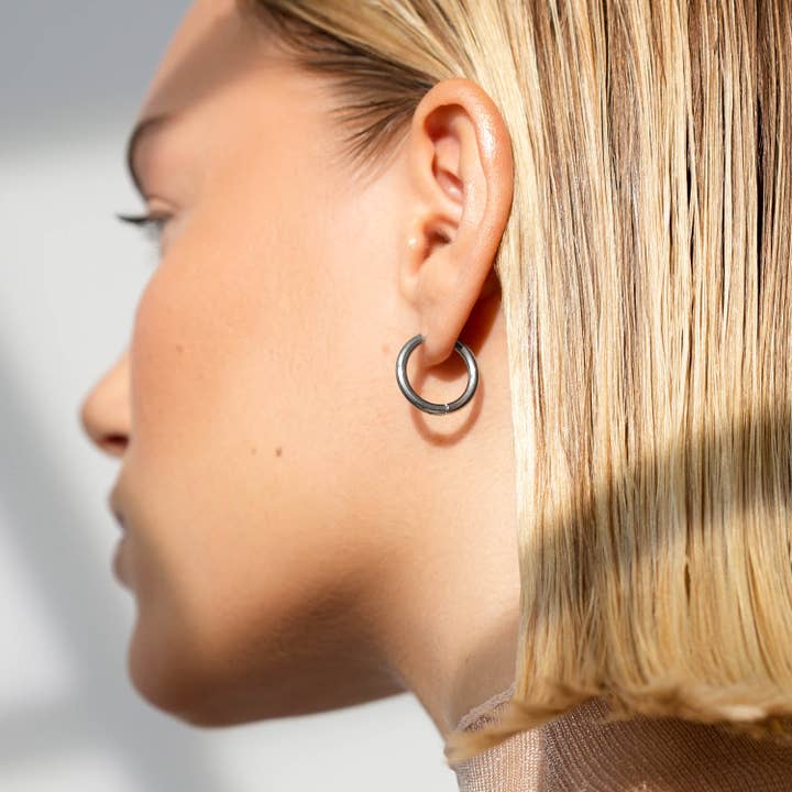 MASHALLAH - Wholesale Oorringen - Hoepeloorbellen met veren (meerdere maten - goud en zilver)7