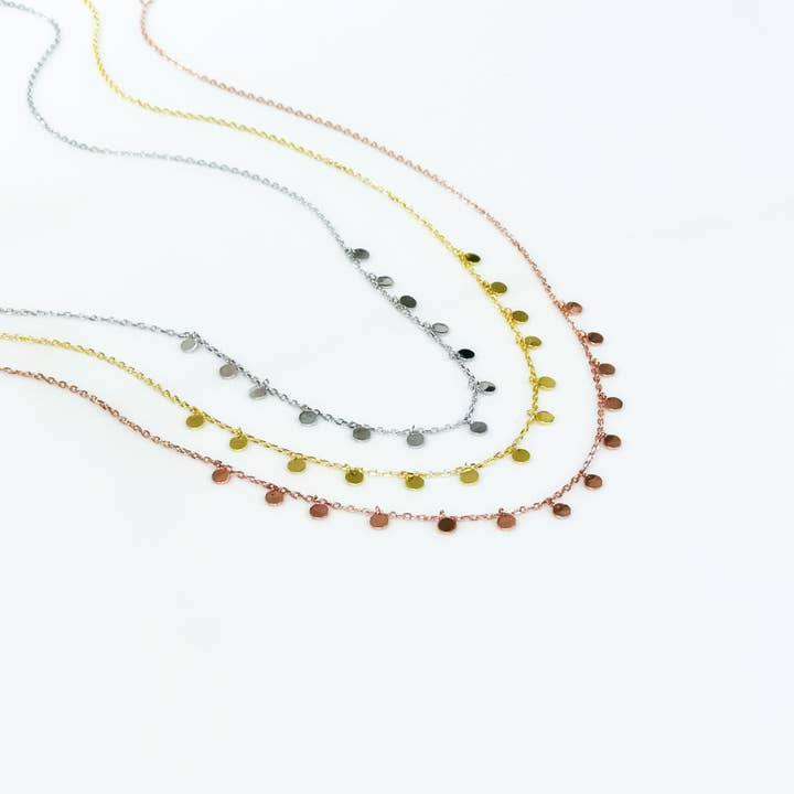 Gepolijste Multi Hanger Ketting voor wholesale door iiShii designs