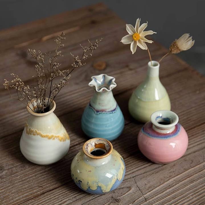 Ceramic vase ornament for display Vase for dried flower for wholesale by ACNITE(We cover U.S. import duties)