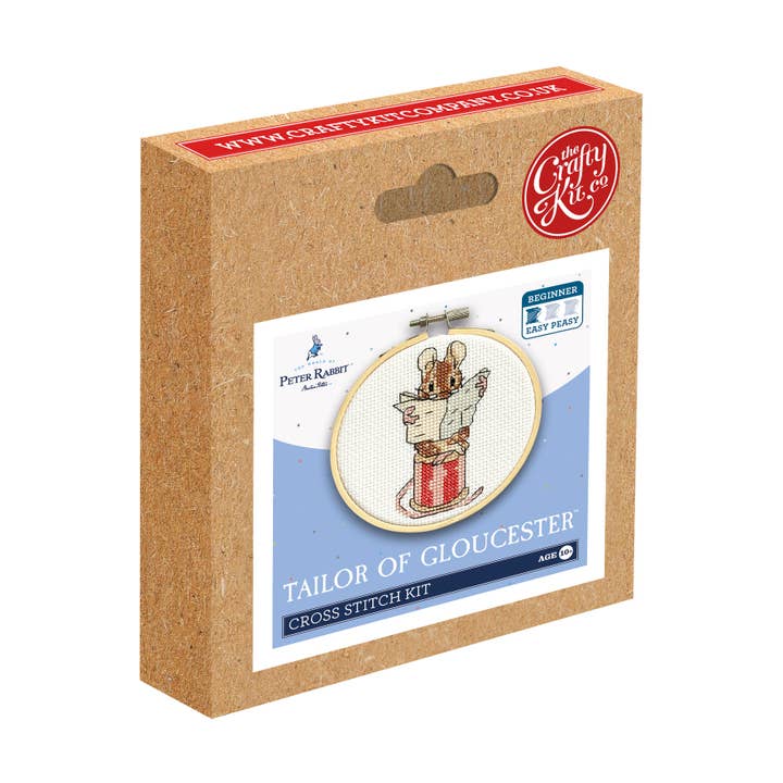 The Crafty Kit Company - Wholesale Embroidery/Cross Stitch Supplies - Beatrix Potter - Tailor of Gloucester Mini Cross Stitch Kit2