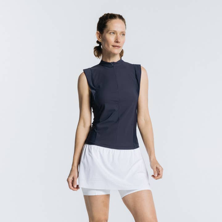 Volley Zip Sleeveless - Sapphire Blue for wholesale by AVI