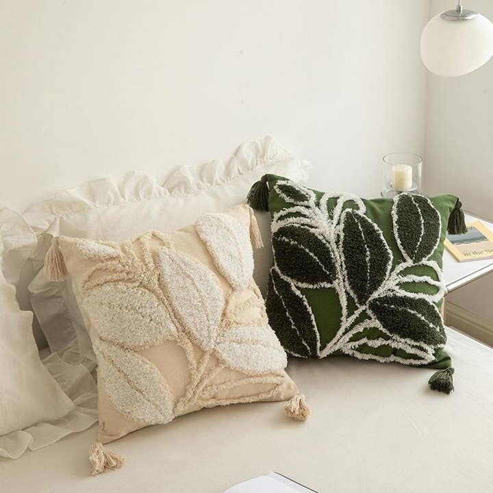 Luxury White Green Sofa Pillow Cover Modern Cushion_CWMM7707 for wholesale by ACCITY