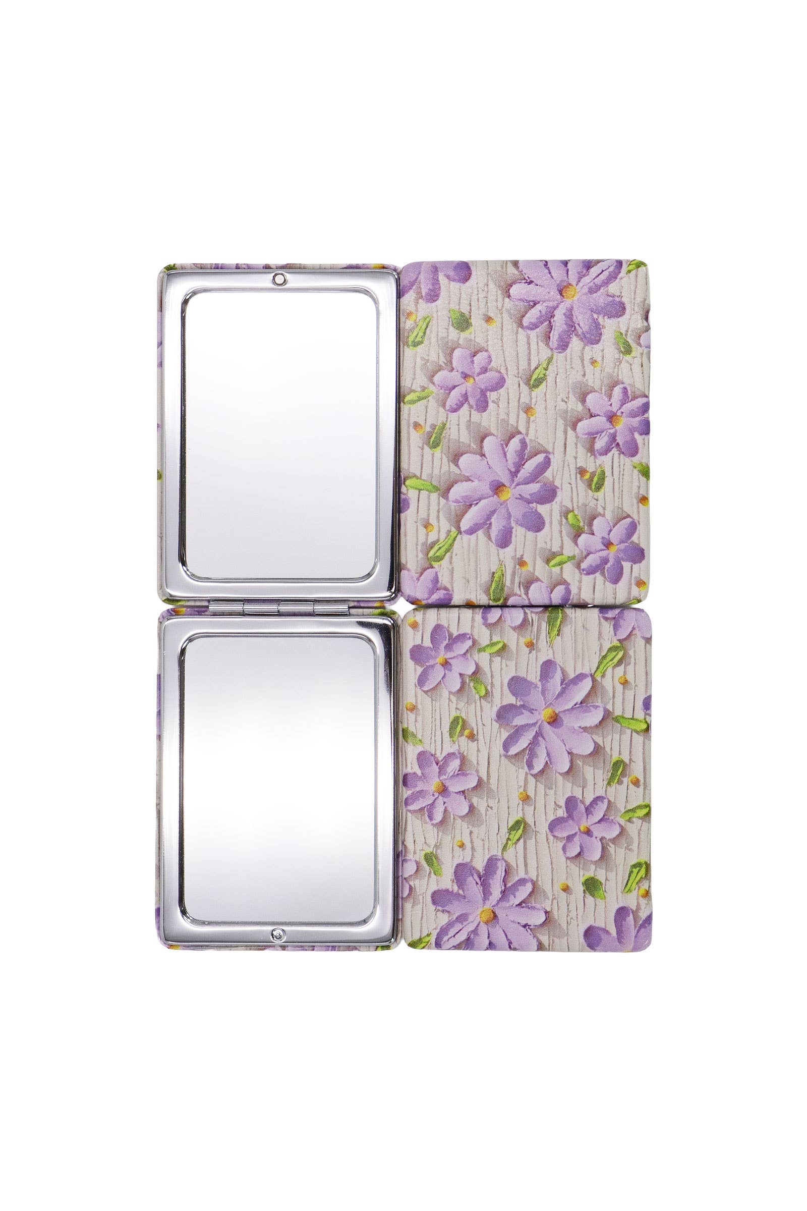 ASSORTED Floral Oil Paint Print Compact Cosmetic Mirror for wholesale on Faire4