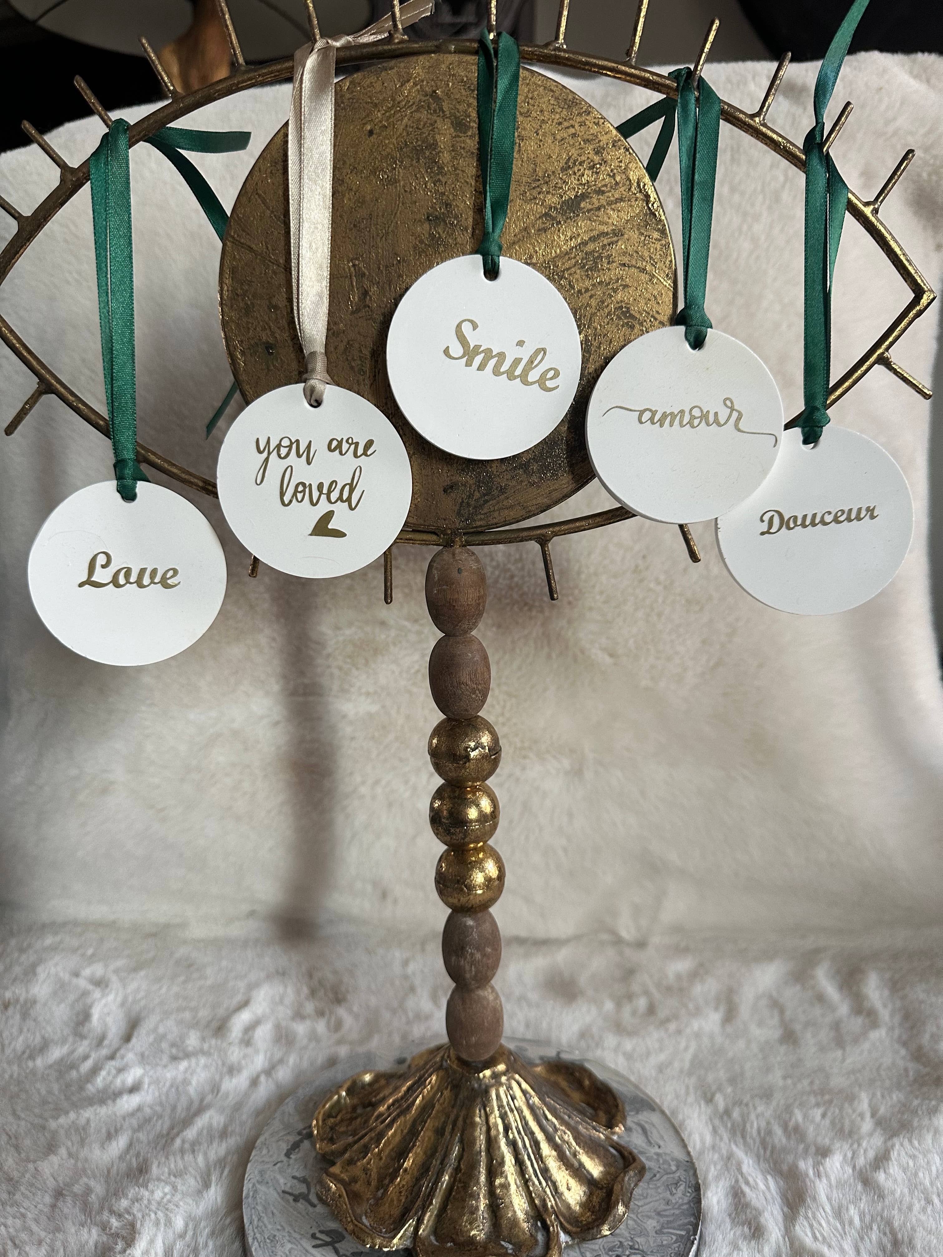 La marquisette - Wholesale Ornament - Decorative hanging with message