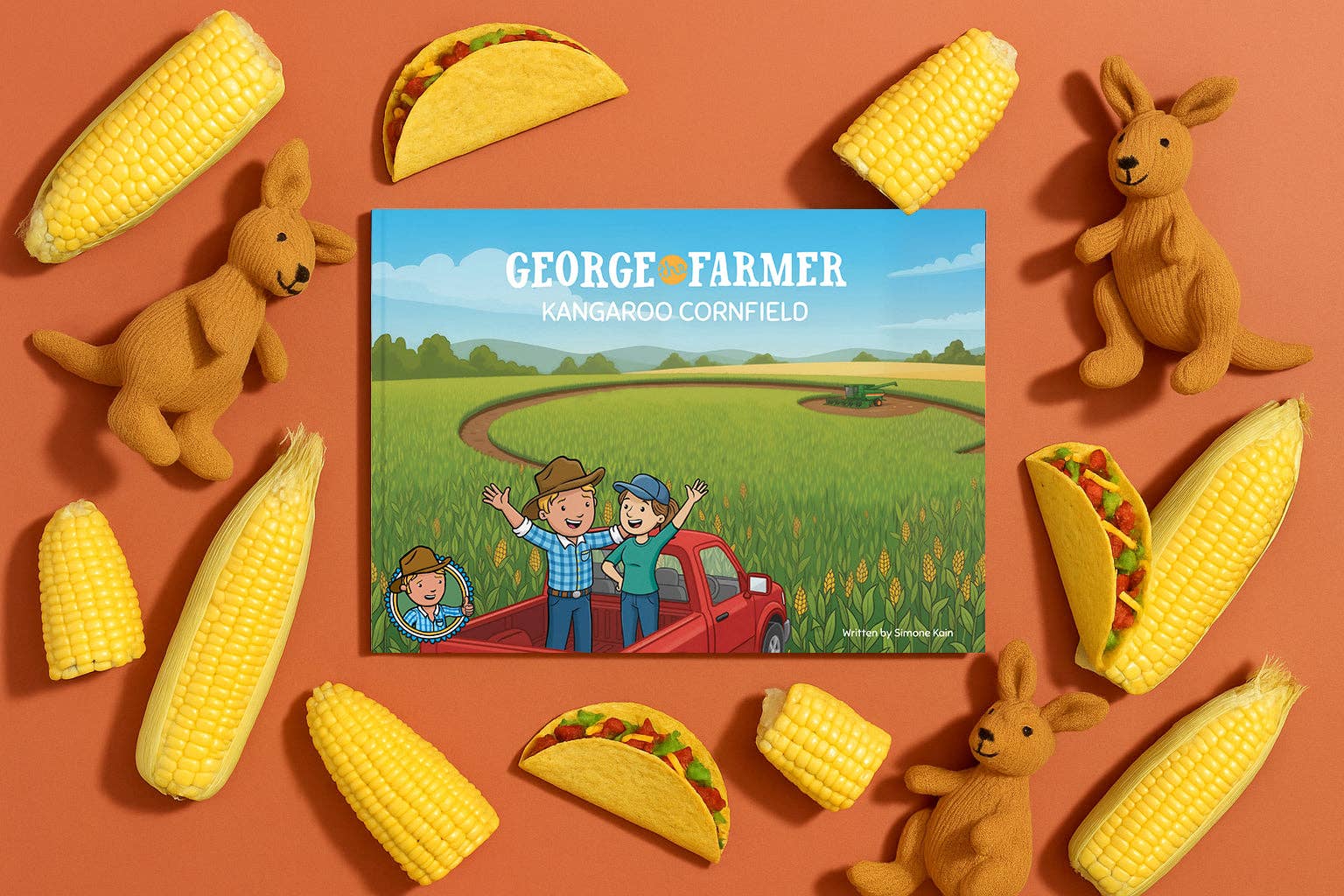 George the Farmer - Wholesale Pre-school book (3–5) - George the Farmer Kangaroo Cornfield0