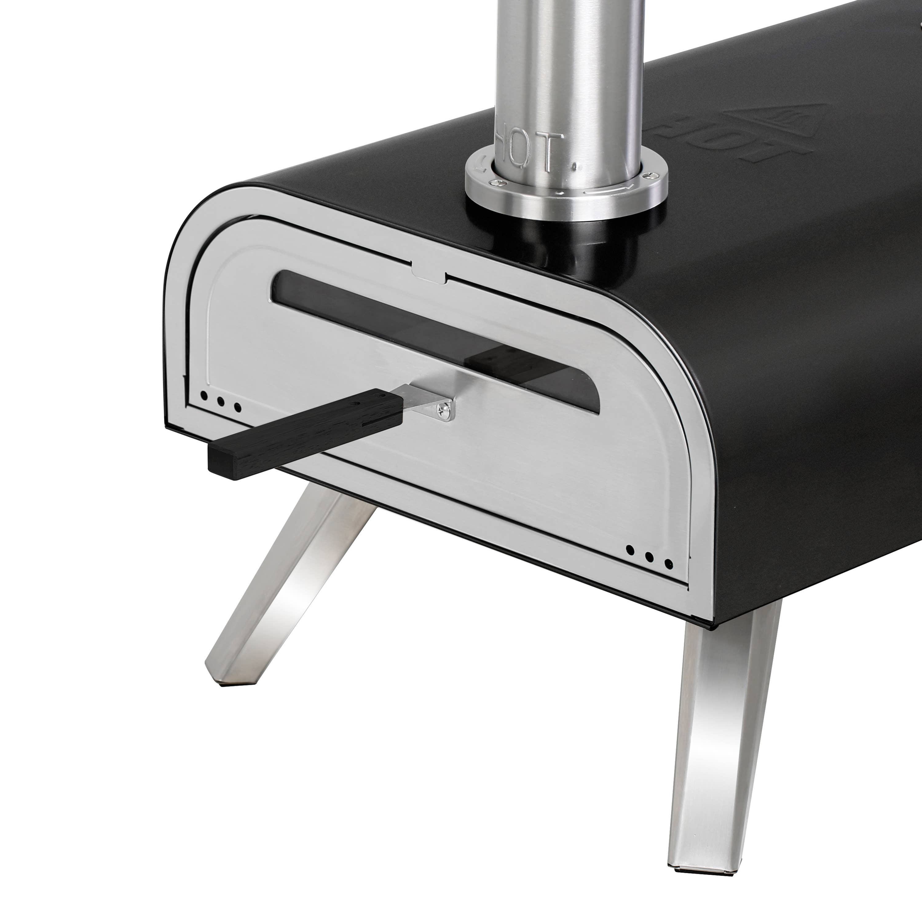 SHINERICH - Wholesale Outdoor Grill Tools - 16'' Pellet Pizza Oven Black12