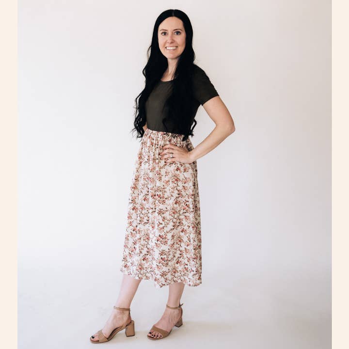 Olive vert floral - Femme pour la vente par HAHA MAMA Clothing