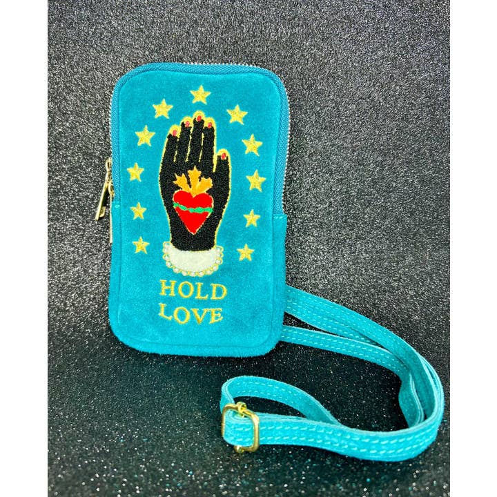 Mobilfodral - Hold Love Turkos för wholesale av Principessa Glam