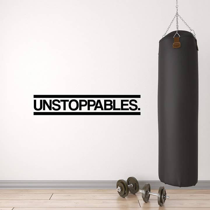 Adesivo murale Unstoppables per la vendita all'ingrosso da parte di My Vinyl Story