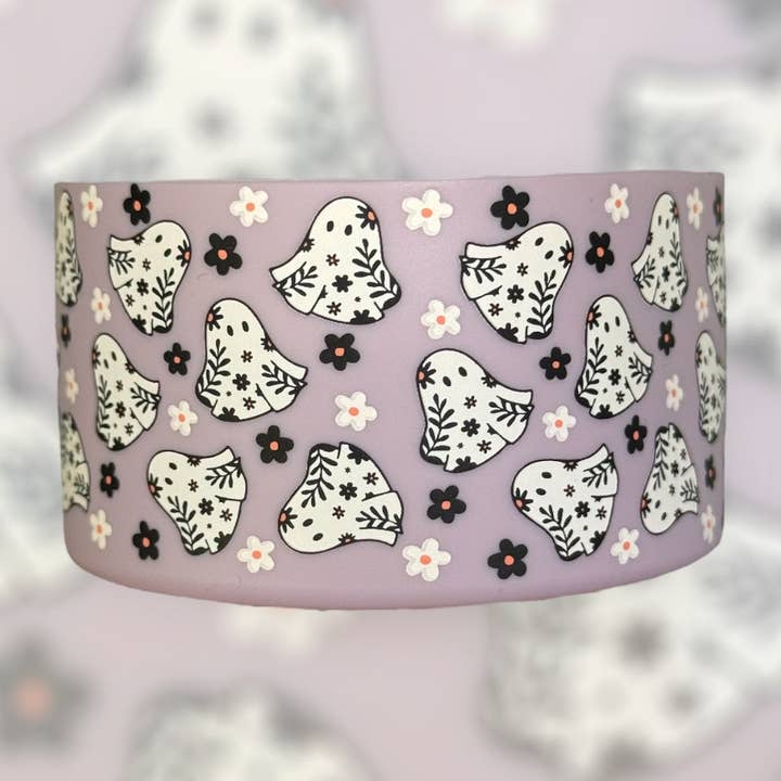 Purple Groovy Ghost | Silicone Boot for wholesale by Sip n' Style Shop Co.