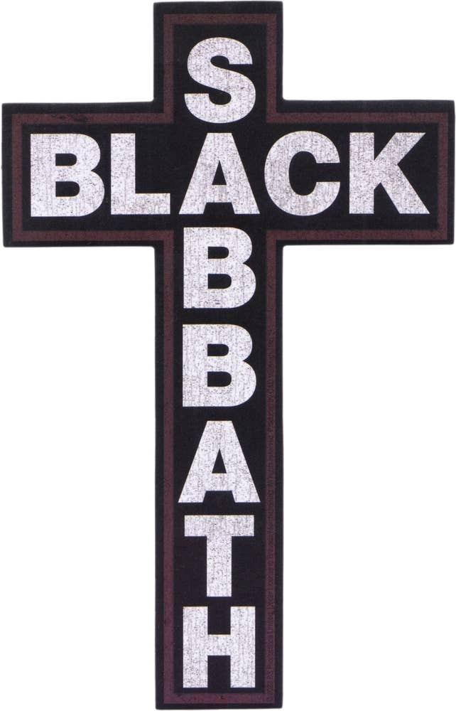 Square Deal Recordings & Supplies - Wholesale Sticker - Sticker - Black Sabbath - Cross Logo0