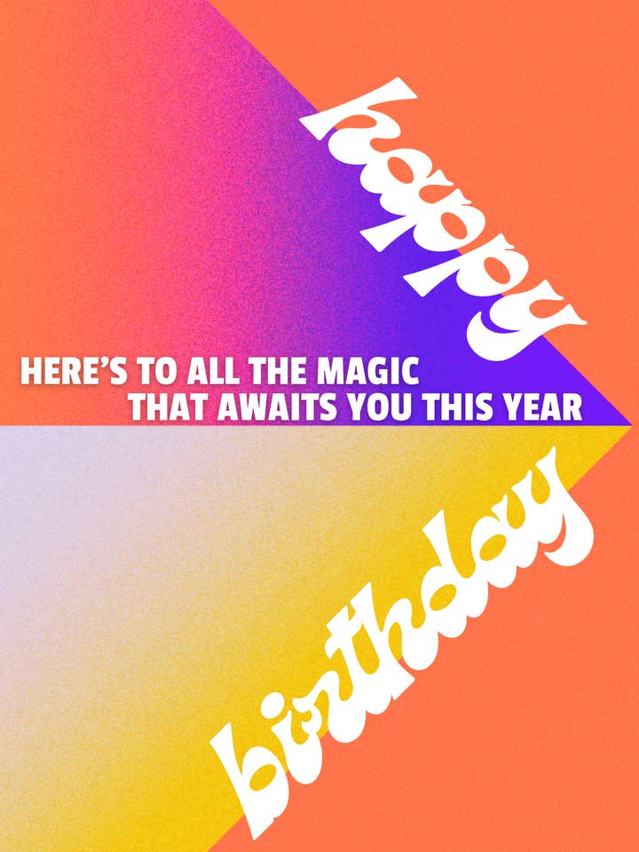 Here's to All the Magic That Awaits You This Year, Happy Birthday for wholesale by Cards by Dé