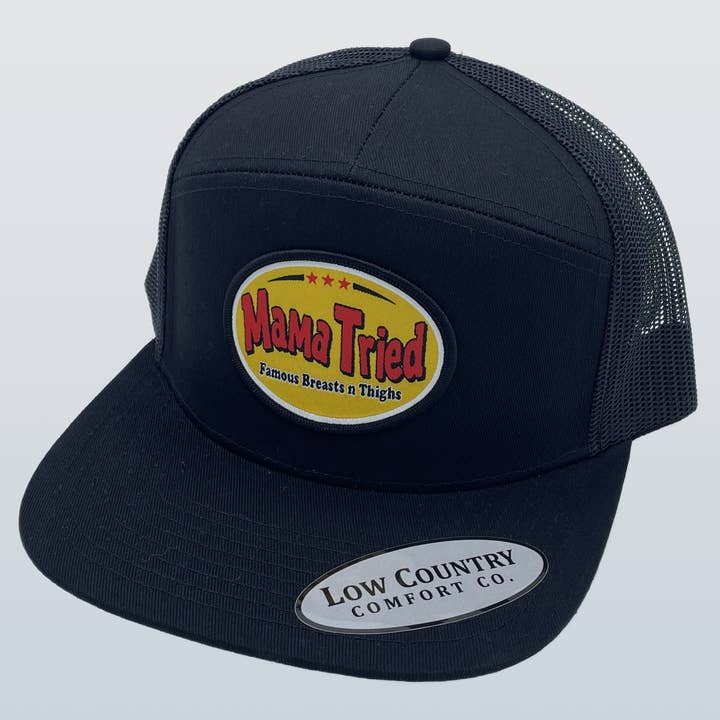 Mama Tried Famoso Patch Tecido 7 Painéis Preto por atacado de Riverbed Threads