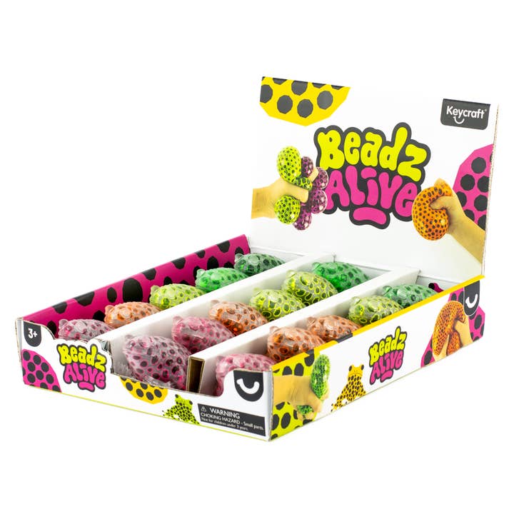 Keycraft - Wholesale Squishy Toy - Kids & Baby - Keycraft Beadz Alive Sensory Frog Toy3