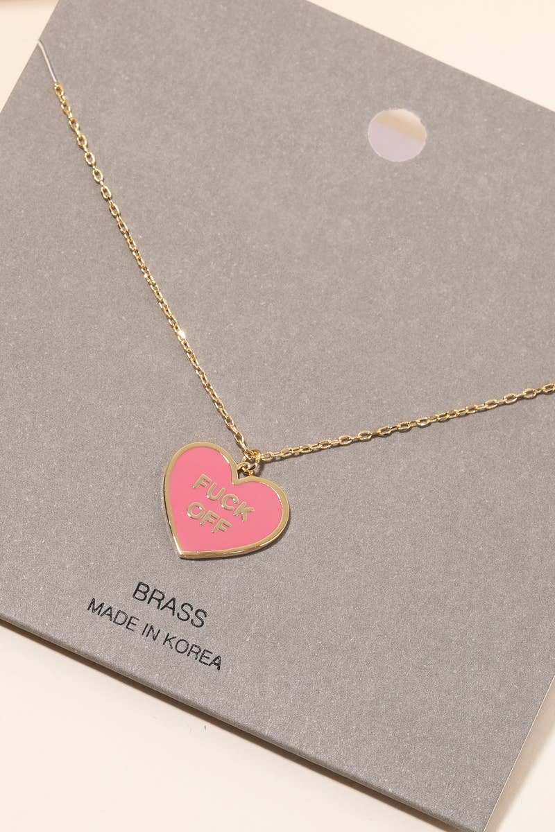 Anarchy Street - Vendita all'ingrosso Collana con ciondolo/pendaglio - Collana con ciondolo a forma di cuore2