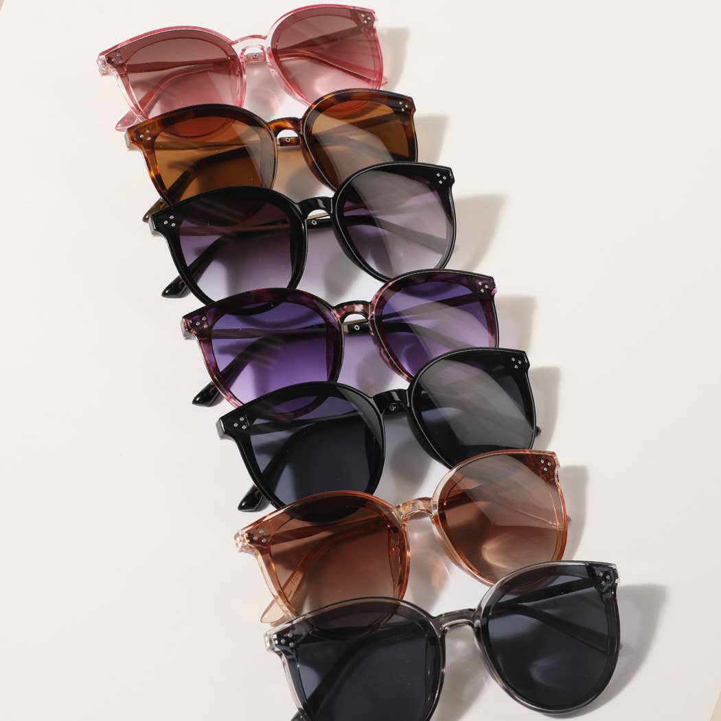  ASSORTED COLOR Round Shape Frame Thin Legs Fashion Sunglasses for wholesale on Faire3