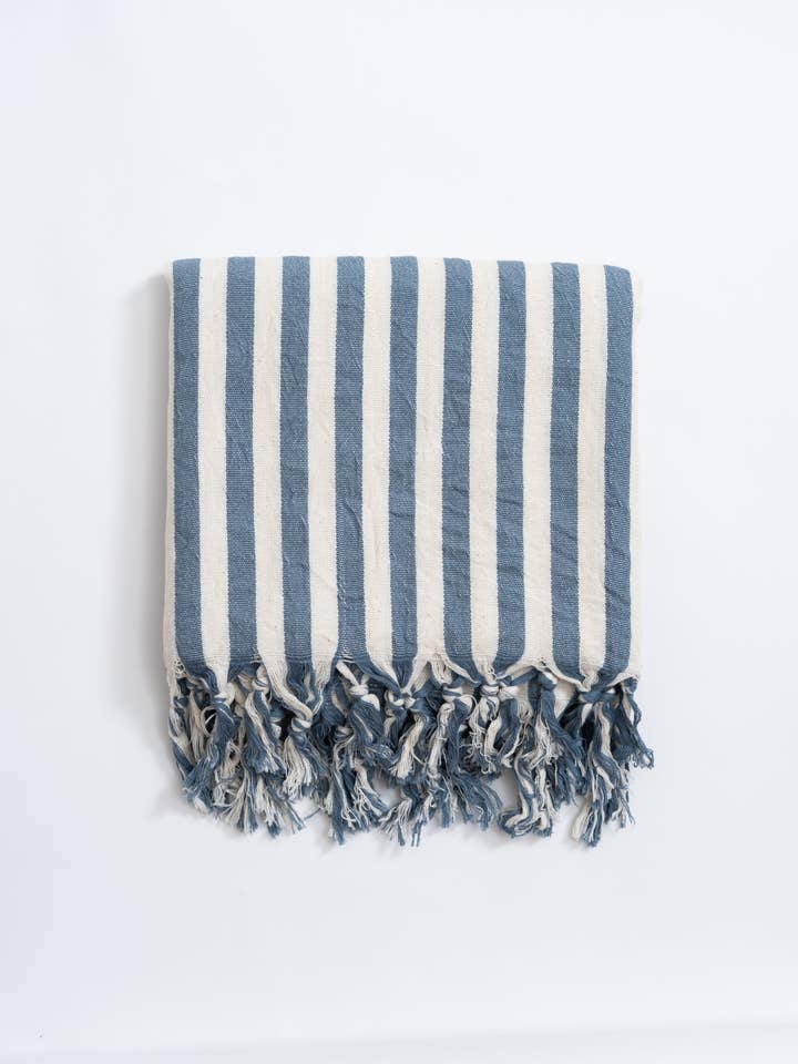 Girit Blue Towel for wholesale by Eastern Woven