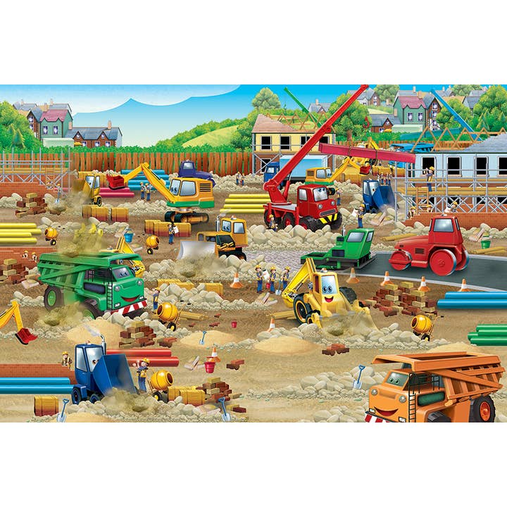 Puzzle de sol Zone de construction (35 pièces) - Âges 3+ pour la vente par Outset Games and Cobble Hill Puzzles