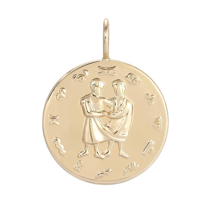 Pendentif zodiaque Gémeaux pour la vente par Eklexic