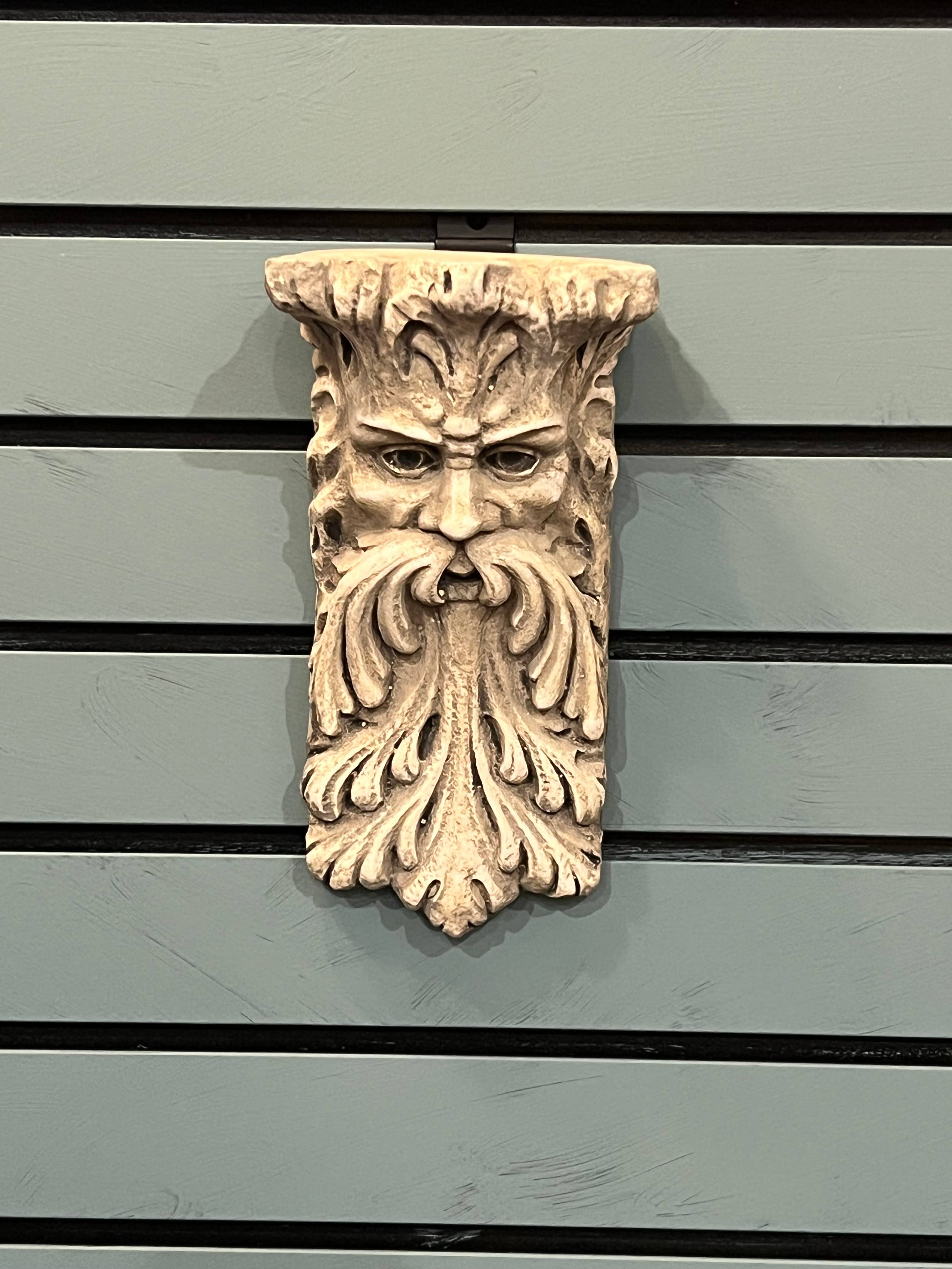 Masterpiece Studio - Wholesale Wall Accent - Green Man Shelf Bracket (BR18)3