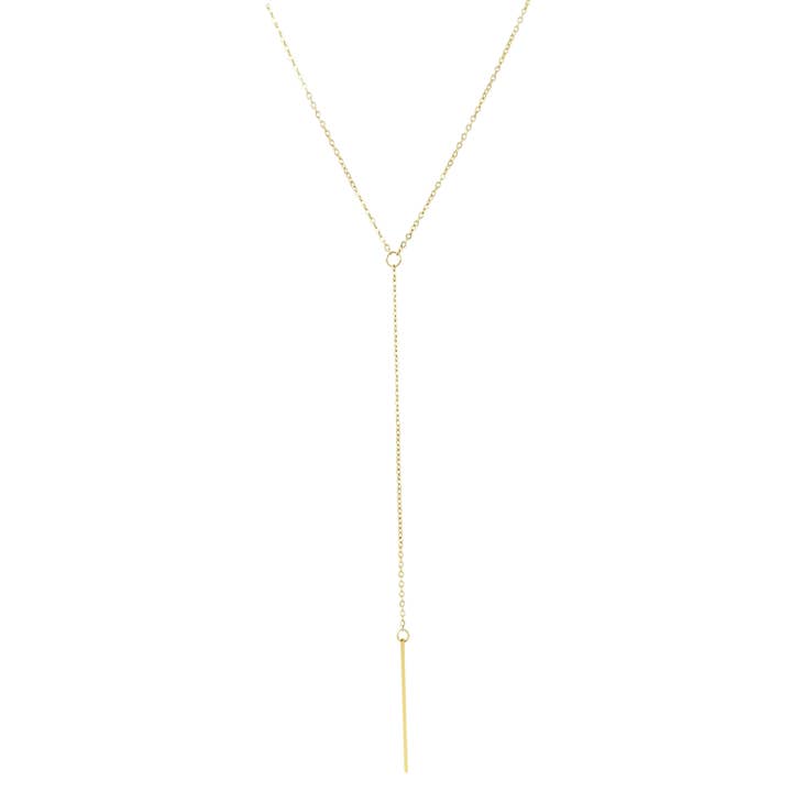 YVETTE GOLD Y LARIAT BAR KETTENHALSBAND für den Großhandel von MAI DESIREE