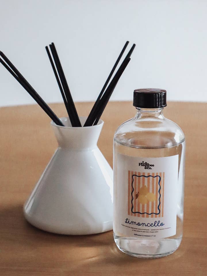 Recharge pour diffuseur à roseaux – Limoncello - 7oz for wholesale by La Flambée & Co.