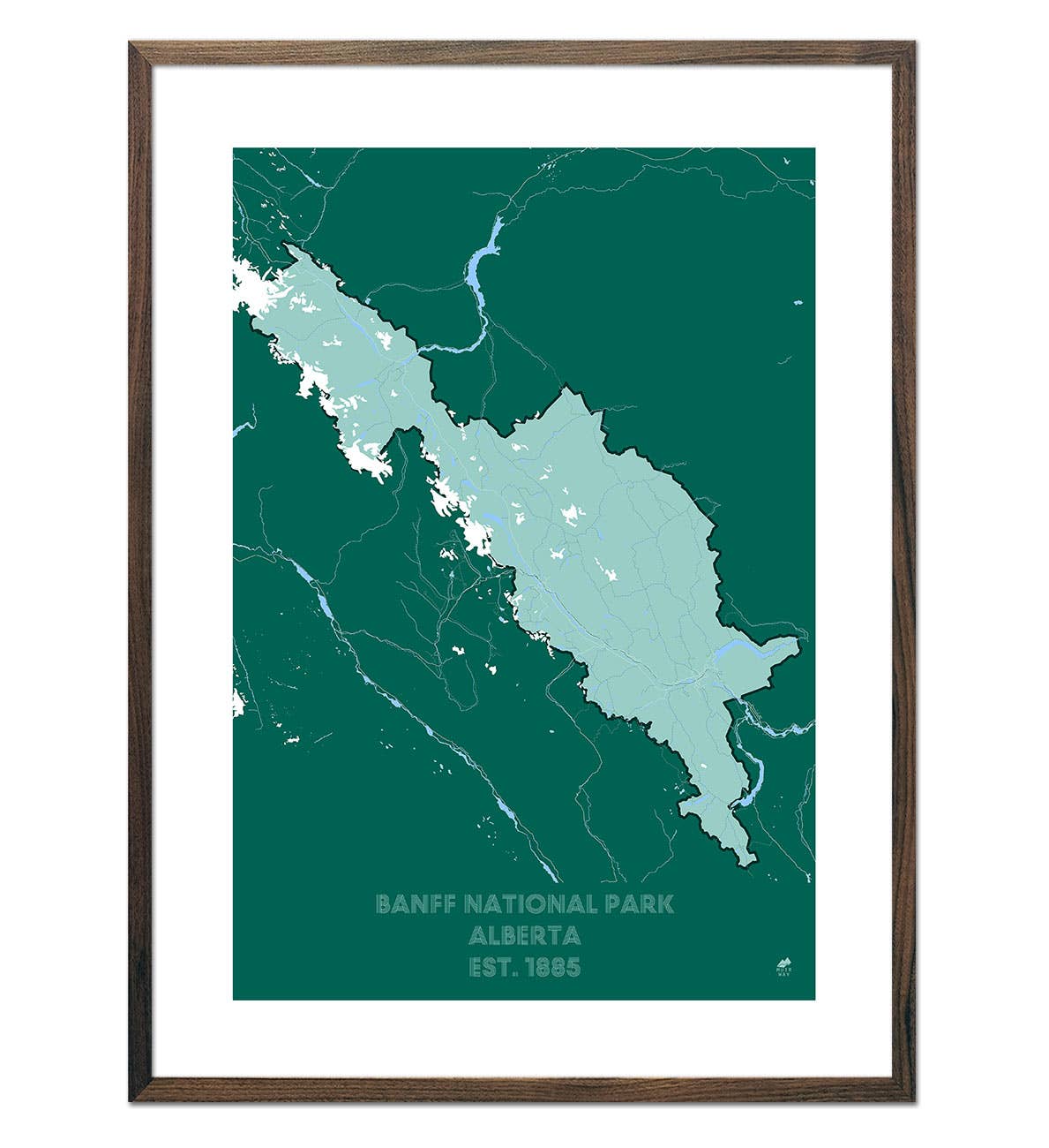 Muir Way - Vente Cartes - Carte du parc national Banff3