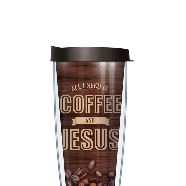 Coffee and Jesus Tumbler for wholesale by FREEHEART