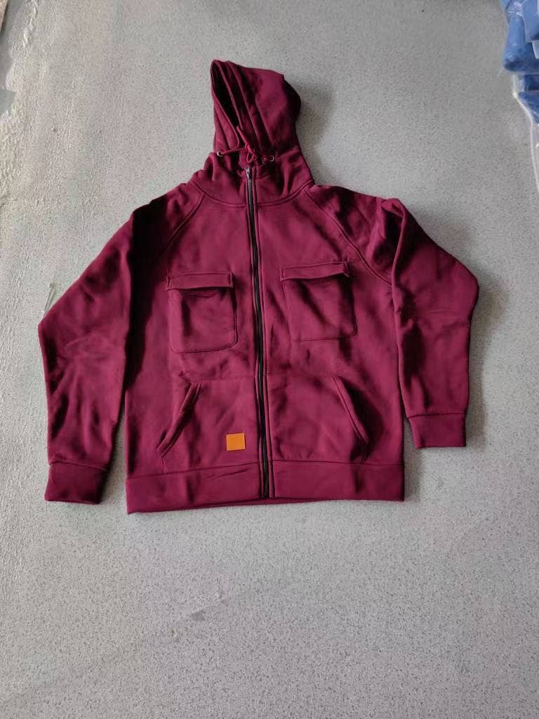 Tourtiwi - Venta al por mayor Sudadera con capucha - Hombre - Chaqueta Sudadera Casual para Hombre con Capucha y Color Sólido12