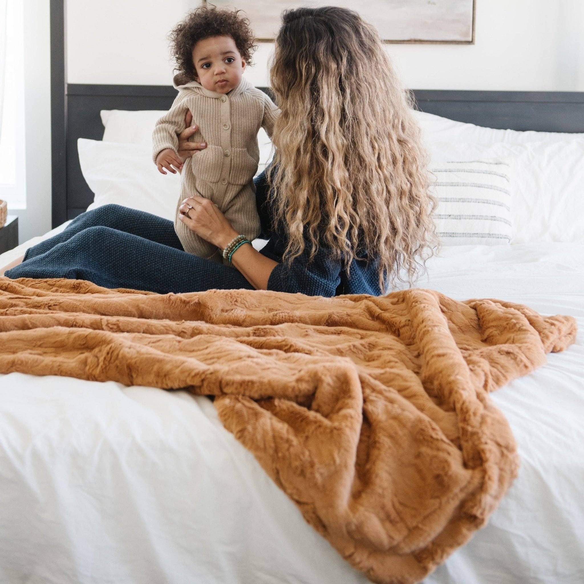 Saranoni - Wholesale Throw Blanket - PATTERNED FAUX FUR XL THROW BLANKETS44