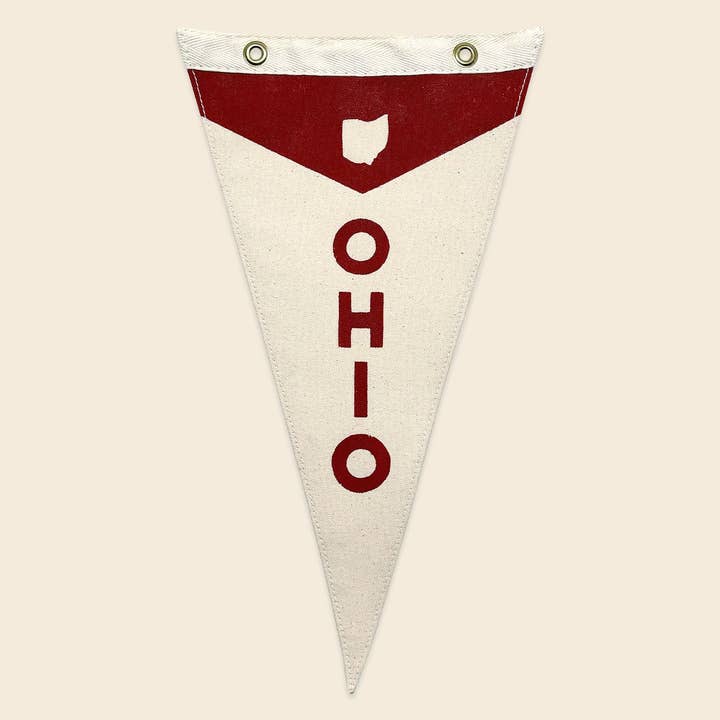 Ohio State Vintage-Inspired Pennant for wholesale by Wild Northland