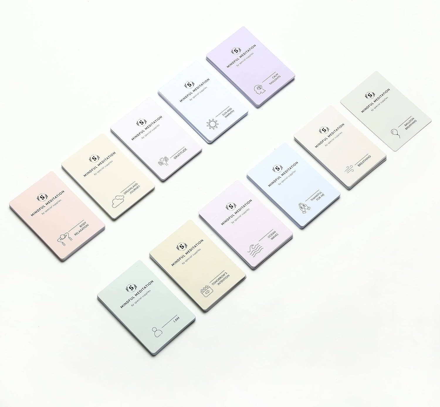 Special Supplies - Wholesale Tarot Cards - Special Supplies 101 Mindfulness & Meditation Cards Daily Self Care Kit for Stress and Anxiety Relief Relaxation Gift for Teens and Adults Positive Affirmations with Meaningful Practices3