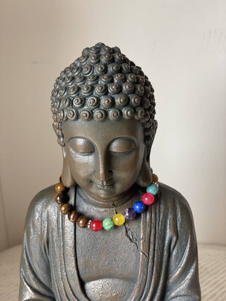 Œil de tigre aux sept chakras pour la vente par Numri Design