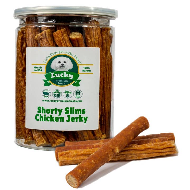 Lucky Premium Treats - Wholesale Pet Treats - Dog - Shorty Slims - Chicken