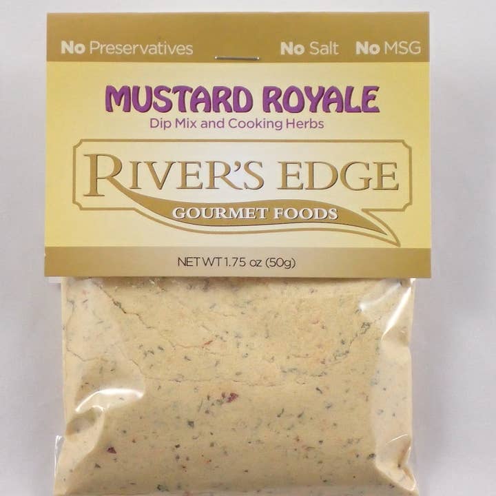 River's Edge Gourmet Foods - Wholesale Dip - Mustard Royale Dip Mix and Herb Blend