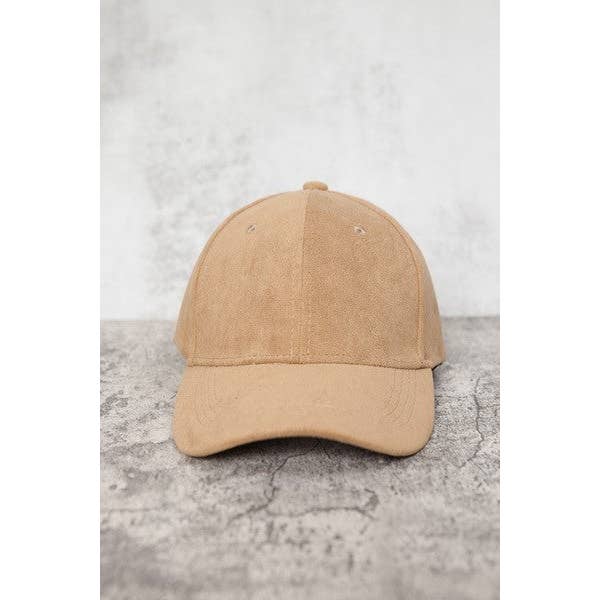 JOSSLYN by wall to wall - Wholesale Baseball Cap - Women's - SUEDE VEGAN BASEBALL CAP | 40CP00173