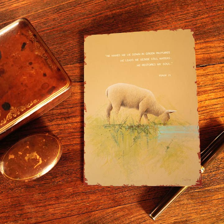 David Arms - Wholesale Everyday Greeting Card - “He Restores My Soul" Notecards1
