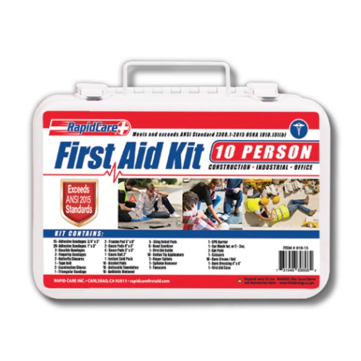 EHBO-doos voor 10 personen - 2015 voor wholesale door Rapid Care First Aid