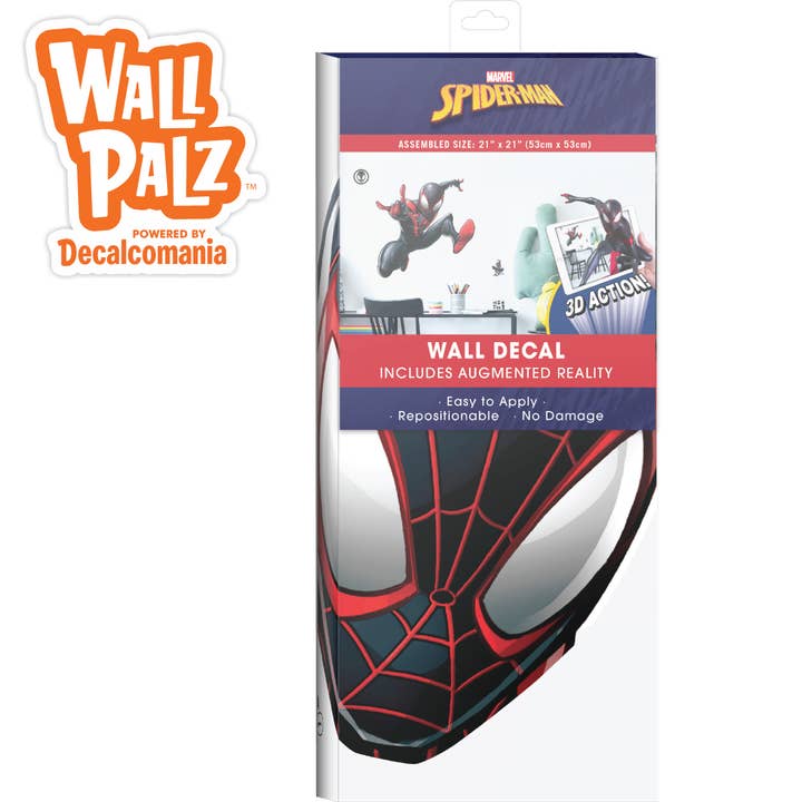 Marvel Licensed Miles Morales Interactive Wall Decal for wholesale by Decalcomania