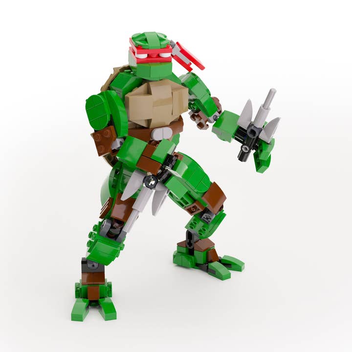 Raphael - Aangepast TMNT-figuur gemaakt met LEGO-onderdelen - B3 Customs voor wholesale door B3 Customs