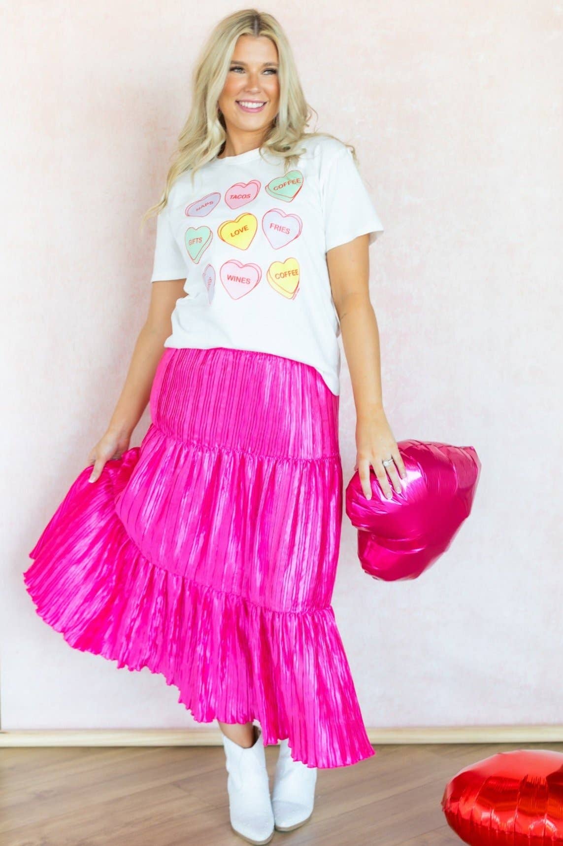 Rose Robe Versi plissée, rose en vente sur Faire1